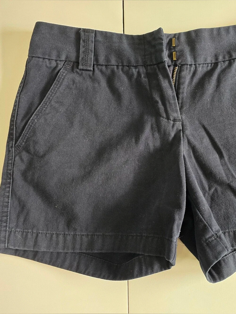 J. Crew Navy Broken In Cotton Chino City Fit Women’s Shorts